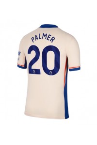 Chelsea Cole Palmer #20 Jalkapallovaatteet Vieraspaita 2024-25 Lyhythihainen